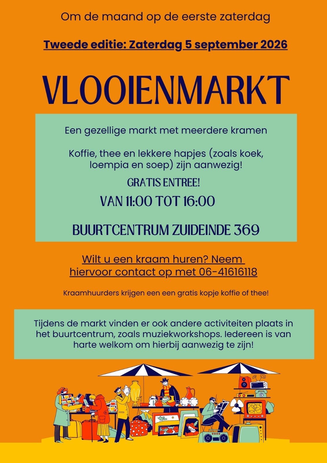vlooien markt zuideinde369, Ophalen of Verzenden