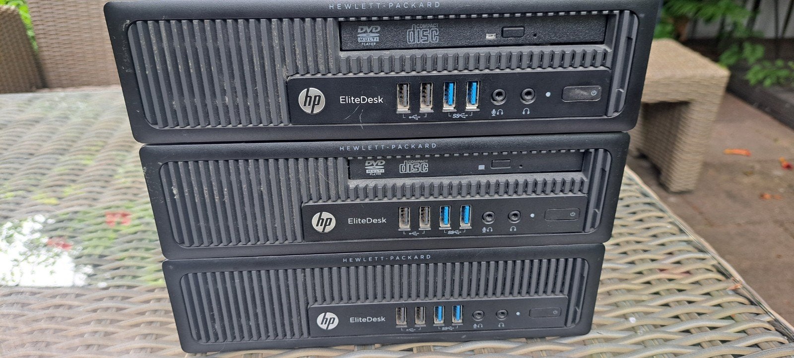 3 x HP EliteDesk, Computers en Software, Optische drives, Ophalen of Verzenden, Zo goed als nieuw
