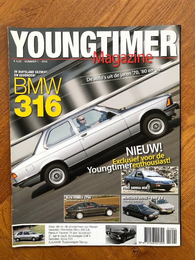 Youngtimer Magazine nr. 1 2010 *, Ophalen of Verzenden, Overige merken, Nieuw, Youngtimer Magazine