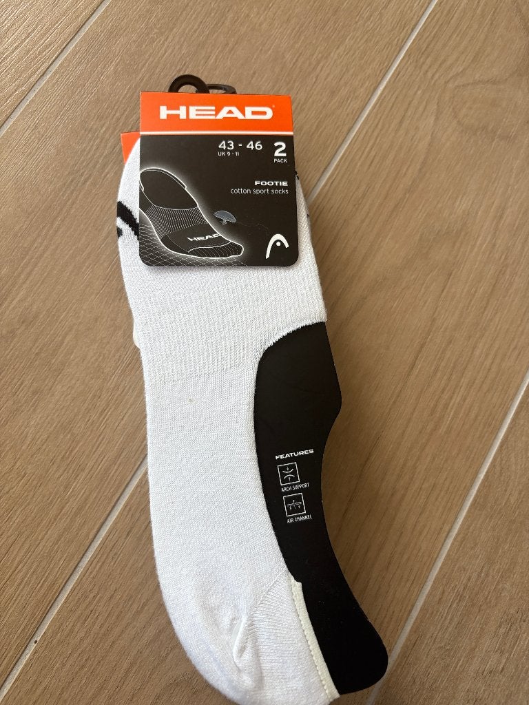 HEAD Footie Katoenen Sportsokken - Maat 43-46 (6-paar), Kleding | Heren, Sokken en Kousen, Wit, Ophalen of Verzenden, Nieuw, Maat 43 t/m 46