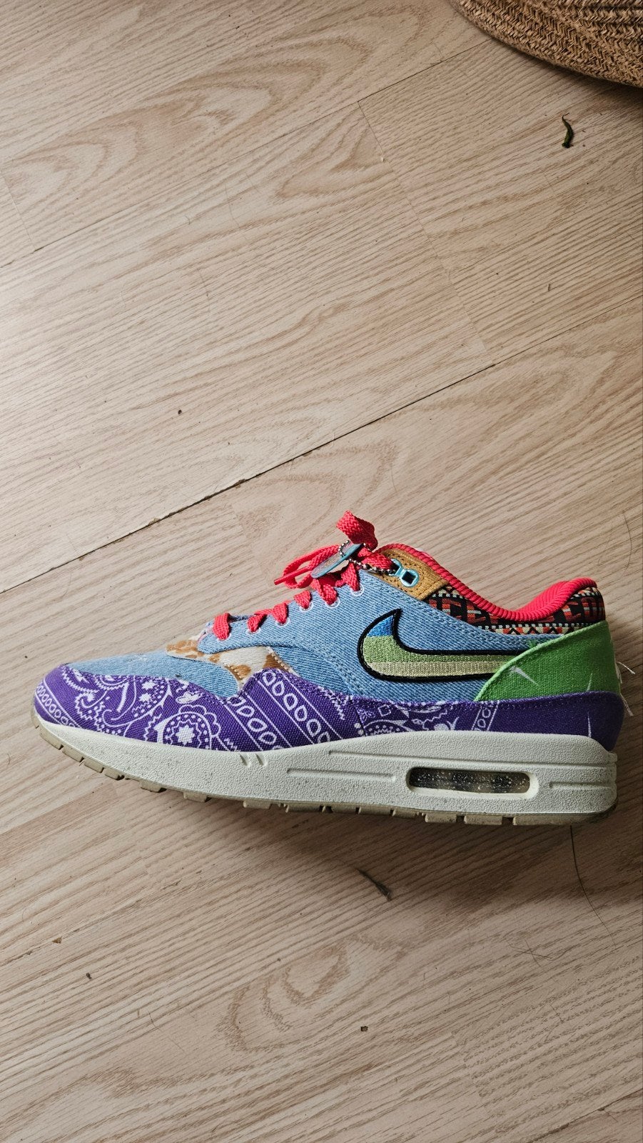 nike air max one. concepts maat 44.5, Ophalen of Verzenden, Zo goed als nieuw, Overige kleuren, Nike Air