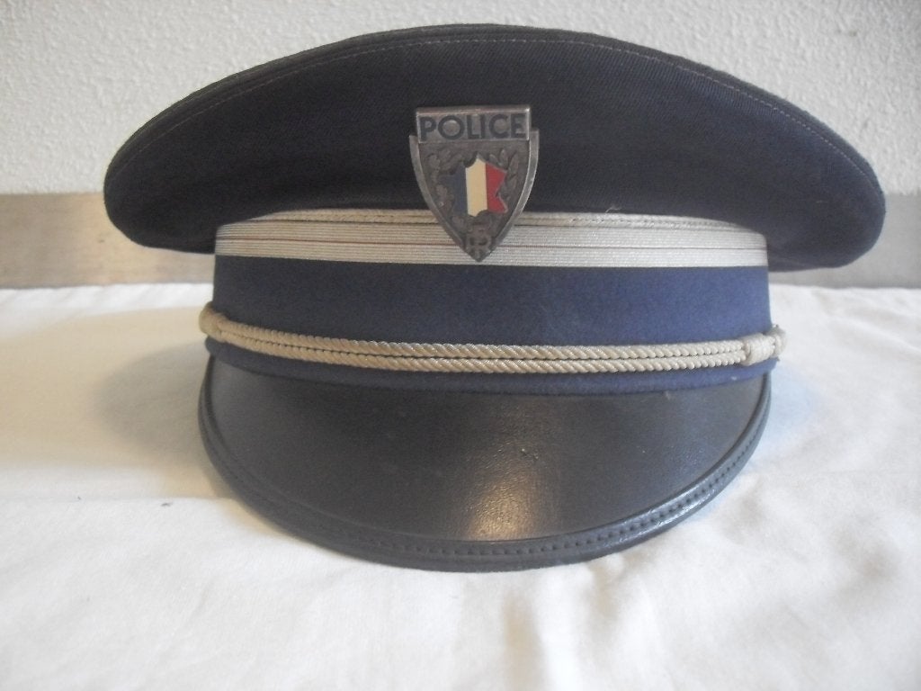 franse politie pet, Ophalen of Verzenden, Overige soorten, Overige gebieden, Helm of Baret