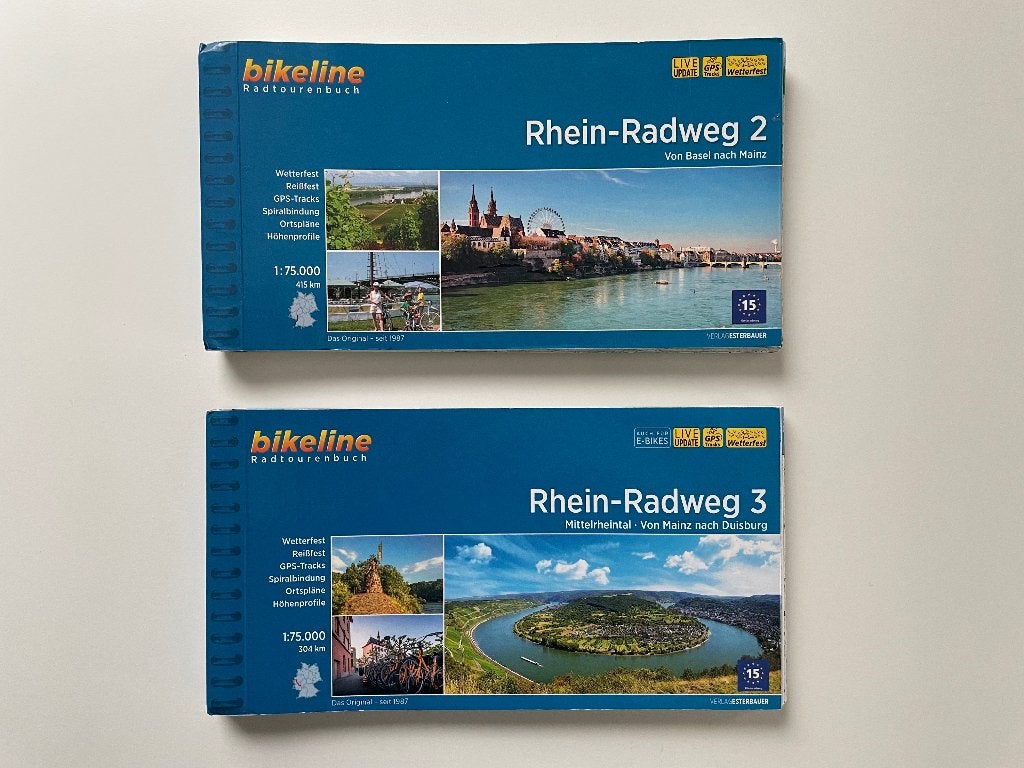 Bikeline Rhein-Radweg 2 en 3, Boeken, Overige merken, Fiets- of Wandelgids, Europa, Ophalen of Verzenden