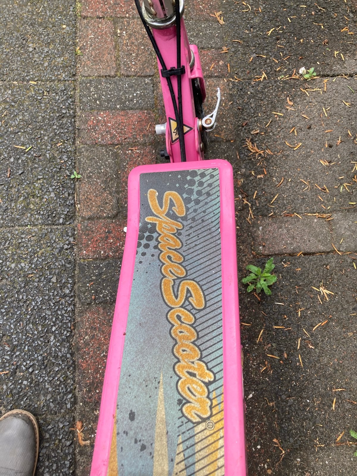 Roze Space Scooter, gebruikt, voor kinderen, Fietsen en Brommers, Ophalen of Verzenden, Gebruikt, Gewone step