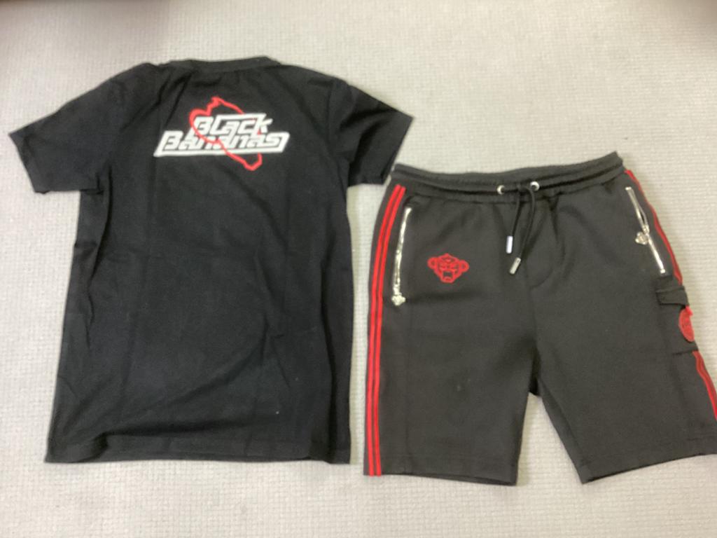 Black Bananas T-shirt en korte broek set, Ophalen of Verzenden, Zo goed als nieuw