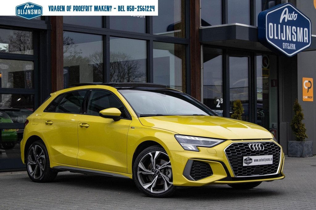 Audi A3 Sportback 40 TFSI e Edition|Navi|S-Line|Pano|, Auto's, Gebruikt, 4 cilinders, 1535 kg, 71 km/l