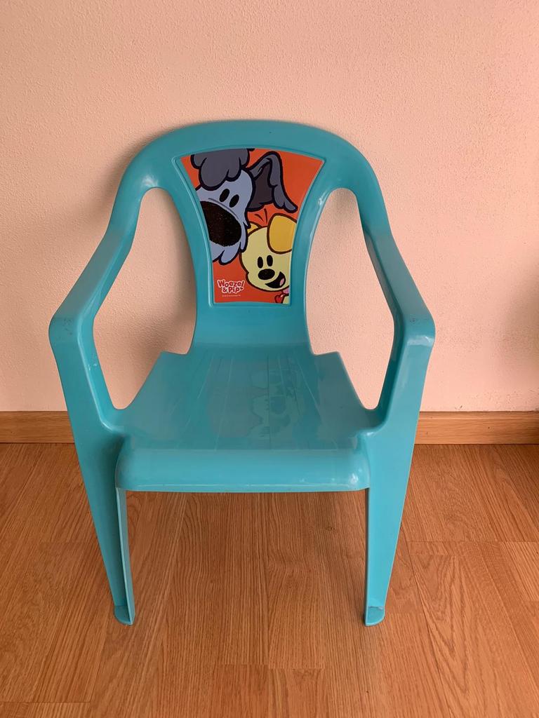 Woezel & Pip kinderstoeltje - Blauw, Ophalen of Verzenden, Gebruikt, Stoel(en)