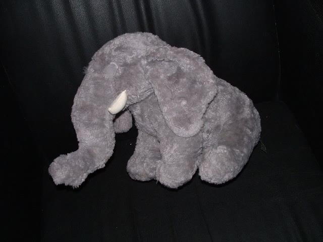 HAPPY HORSE OLIFANT KRULLERIGE BADSTOF GRIJS MET WIT, Ophalen of Verzenden, Nieuw, Overige typen