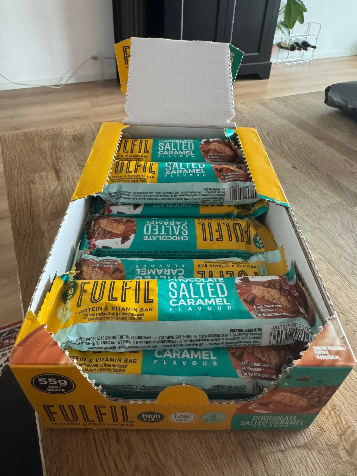 Fulfill proteïne repen (salted caramel) 13 stuks, Ophalen