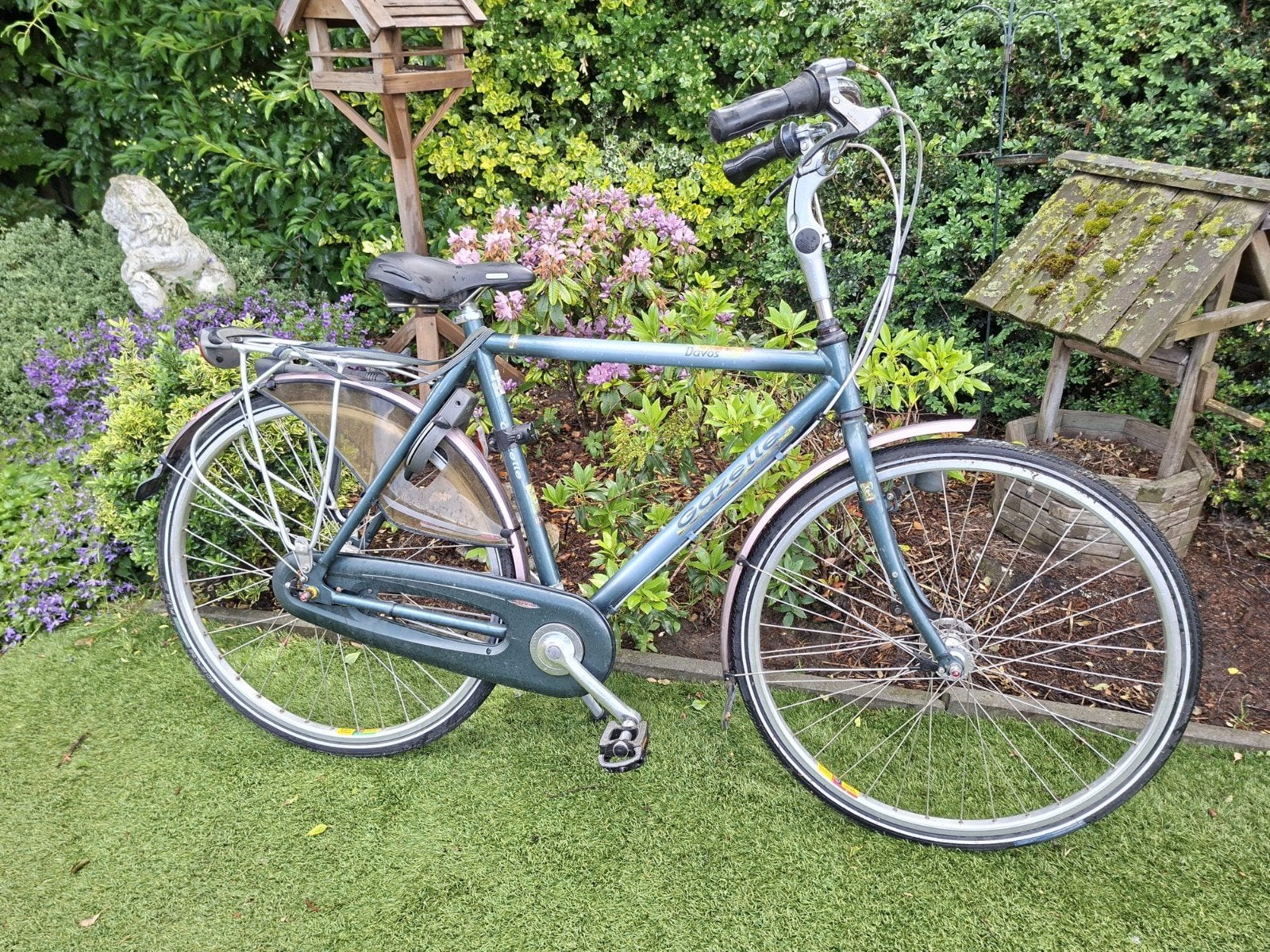 Gazelle Davos herenfiets, Fietsen en Brommers, Fietsen | Heren | Herenfietsen, Ophalen, Gebruikt, Versnellingen, 57 tot 61 cm