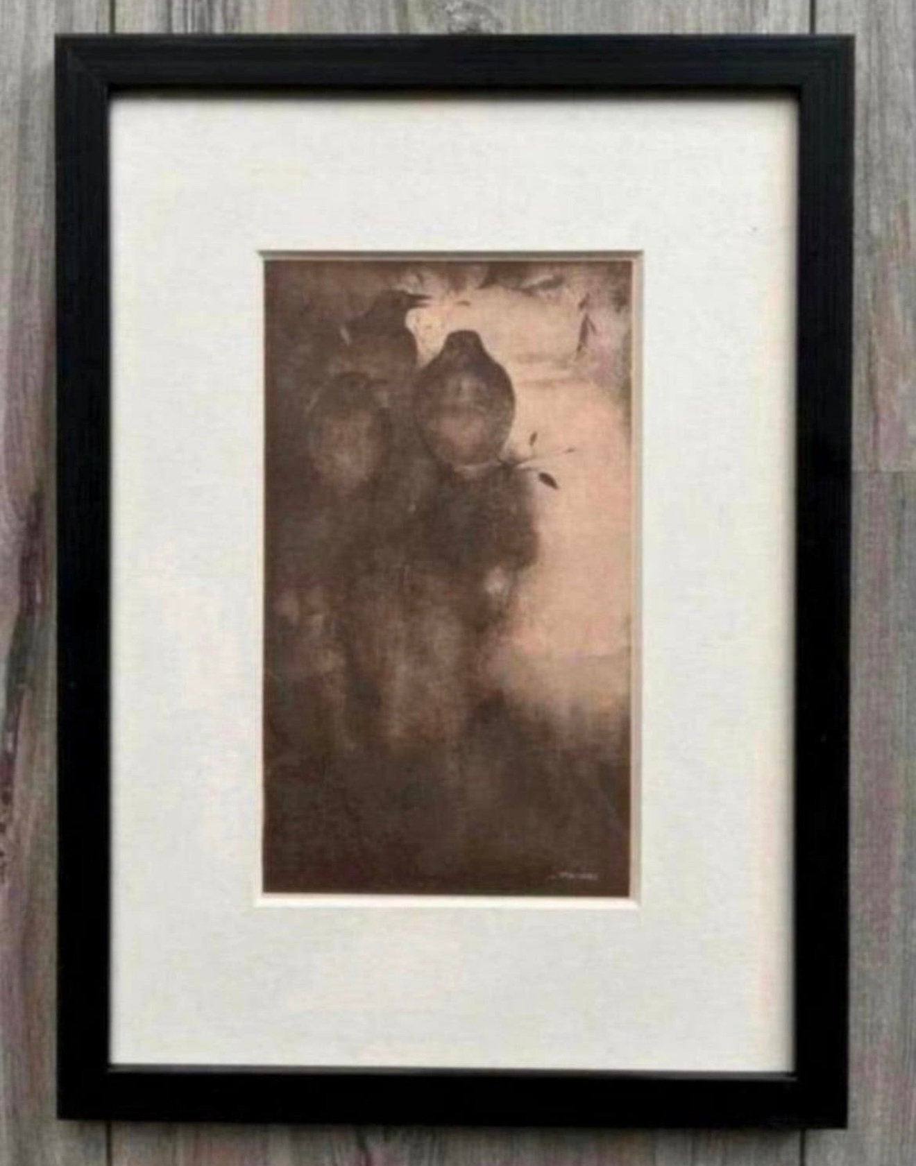 Jan Mankes 1889-1920 /  Lijsters in Avondstmming 1927, Antiek en Kunst, Gesigneerd, Verzenden, 23 cm, Gravure