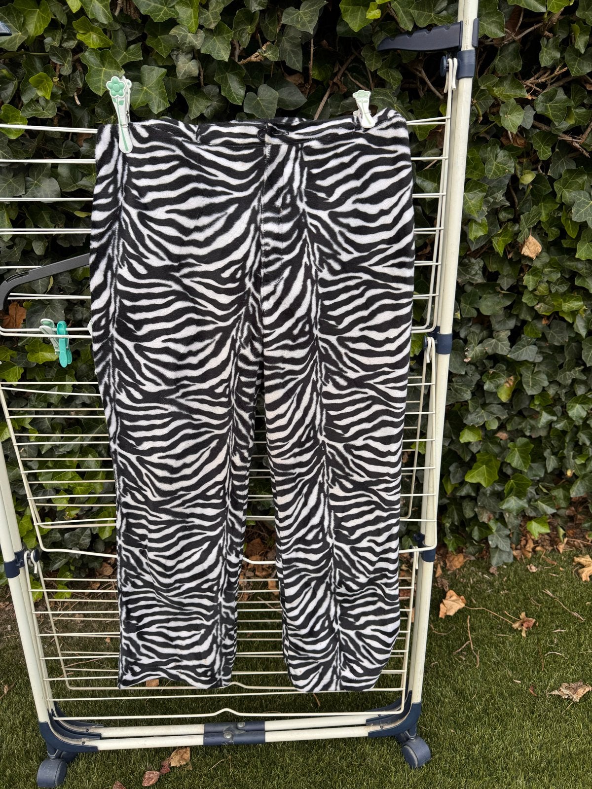 Zebraprint broek - comfortabel en stijlvol, Maat 38/40 (M), Zwart, Ophalen of Verzenden, Zo goed als nieuw