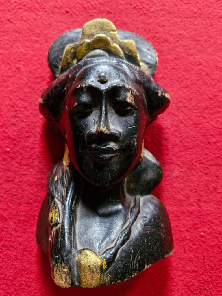 Aziatisch Houtsnijwerk Guanyin/Tempeldanseres Bali, Houtsnijwerk, Ophalen of Verzenden, Handgemaakt, 20 - 50 cm