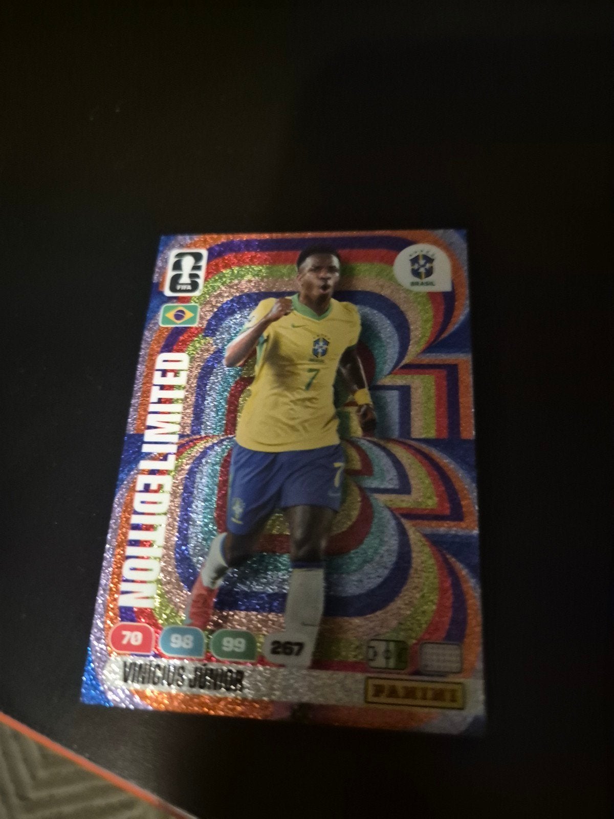 Panini Adrenalyn XL FIFA World Cup 2026 Vinicius Jr. Limited, Ophalen of Verzenden, Nieuw, Buitenlandse clubs, Spelerskaart