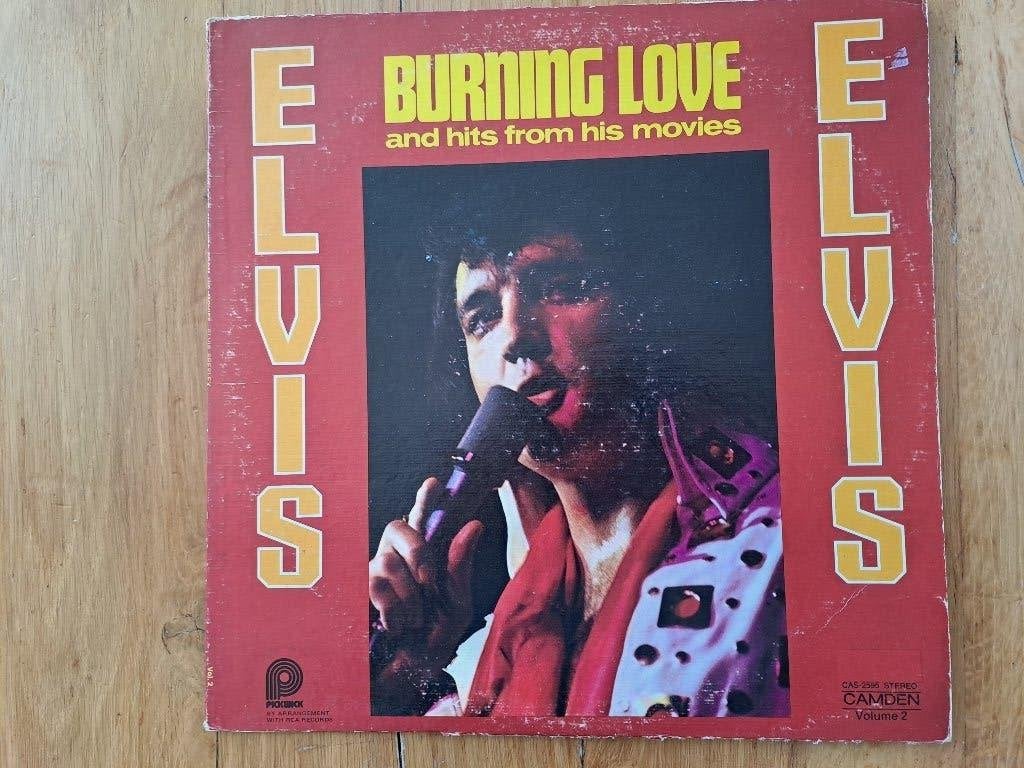 ELVIS. LP. BURNING LOVE. HITS FROM THE MOVIE., LP, Ophalen of Verzenden, Zo goed als nieuw, 12 inch