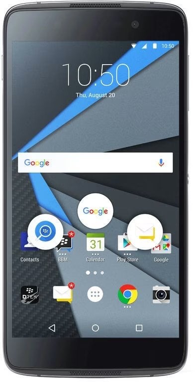 Blackberry Dtek50 Android Smartphone - Nieuw in Doos, Zwart, Touchscreen, Nieuw, Ophalen of Verzenden