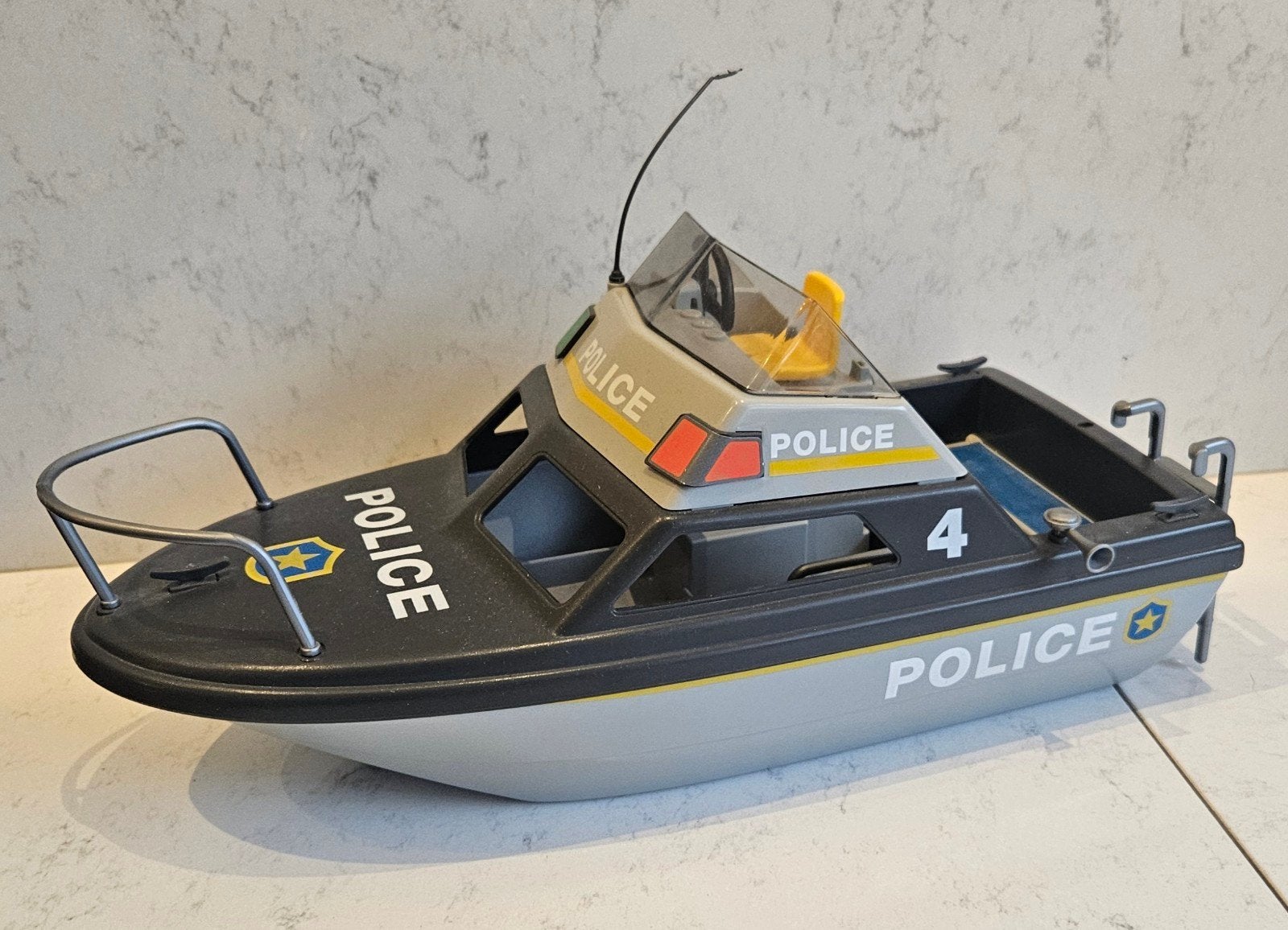 Playmobil Politieboot - Compleet en in goede staat, Kinderen en Baby's, Speelgoed | Playmobil, Ophalen of Verzenden, Zo goed als nieuw
