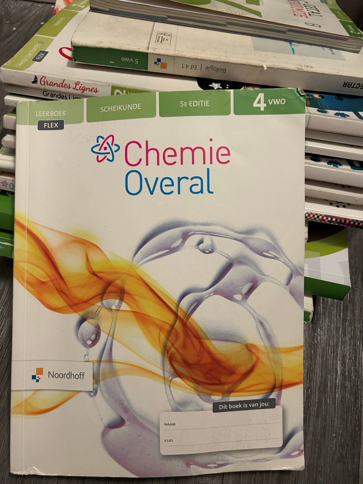 Chemie Overal VWO 4 5 en 6 Scheikunde, Ophalen of Verzenden, Gelezen, VWO, Scheikunde