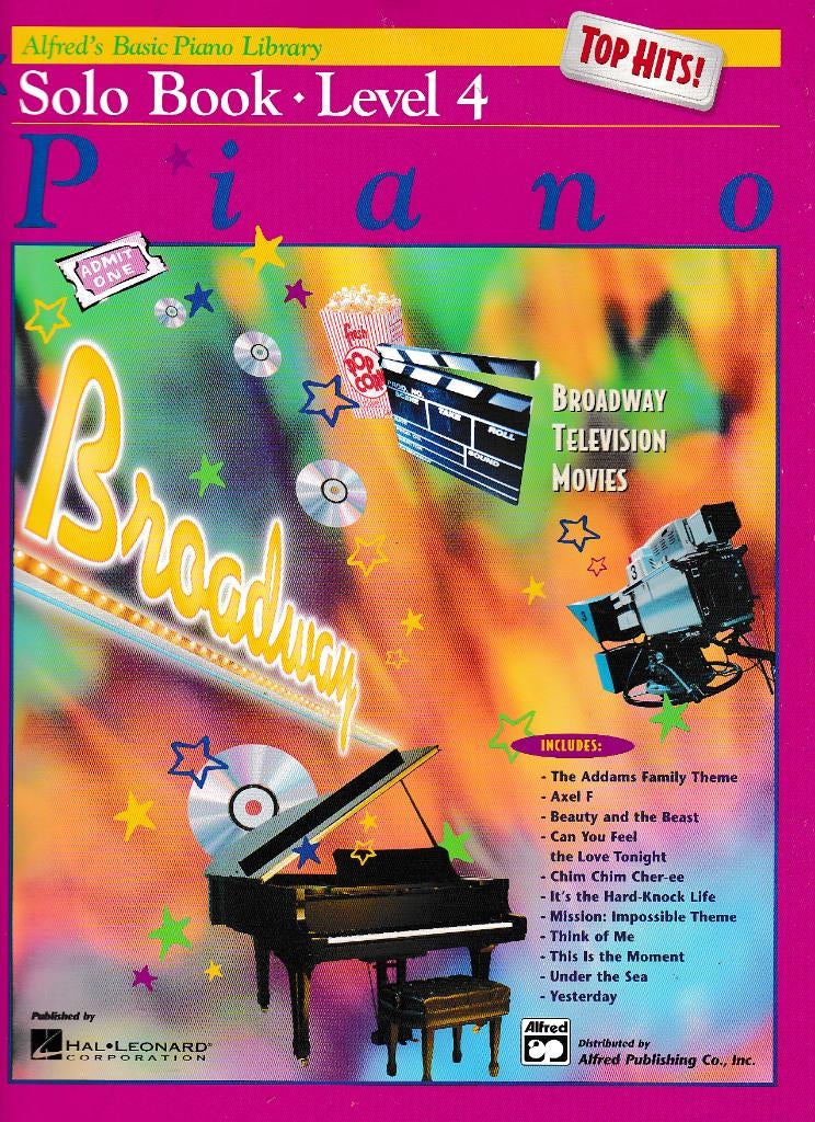 Alfreds basic piano Solo book 4 als nieuw, Verzenden, Zo goed als nieuw, Artiest of Componist, Piano