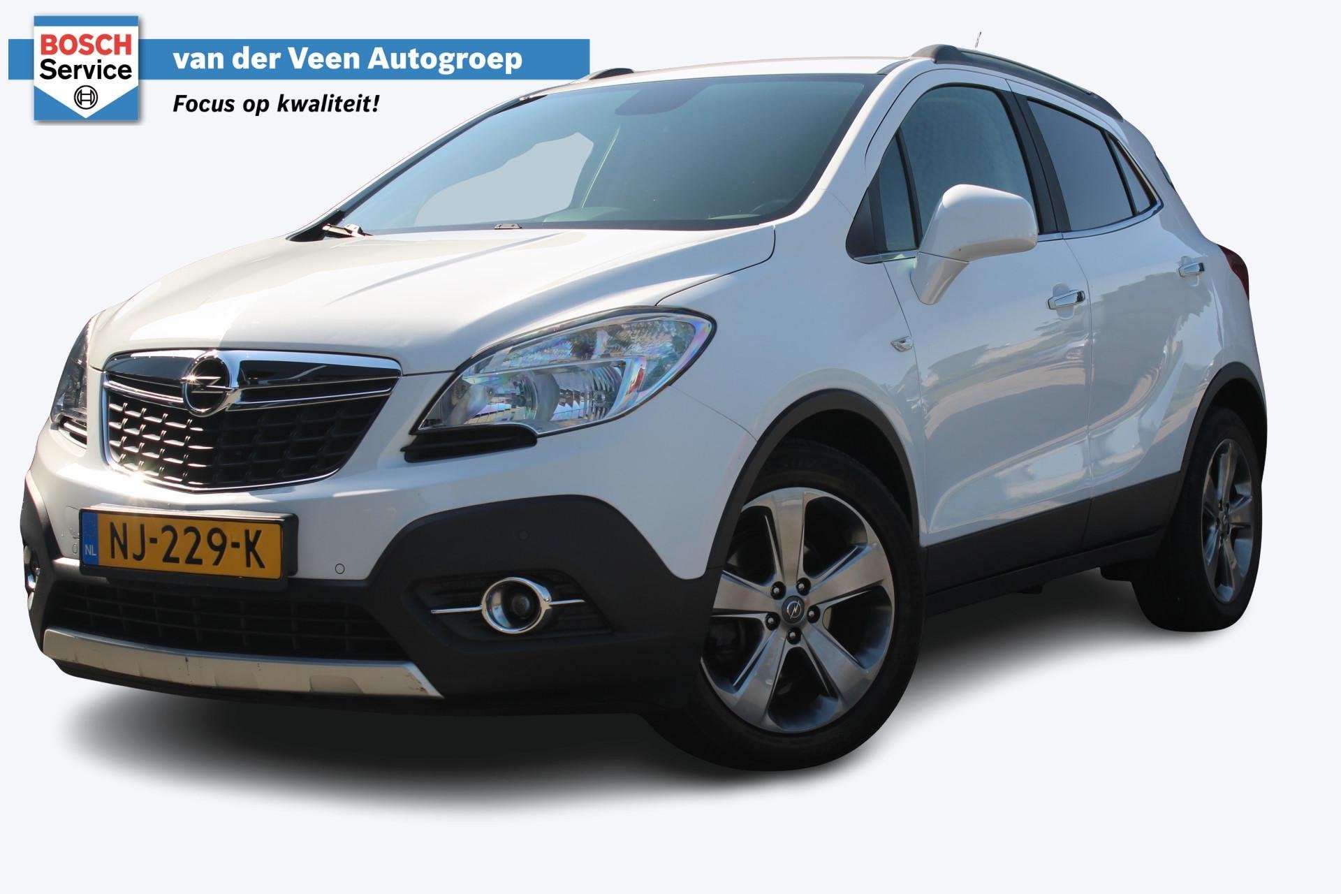 Opel Mokka 1.4 T Cosmo | Trekhaak | Stoel/stuurverwarming |, Auto's, Voorwielaandrijving, Euro 5, Gebruikt, 4 cilinders