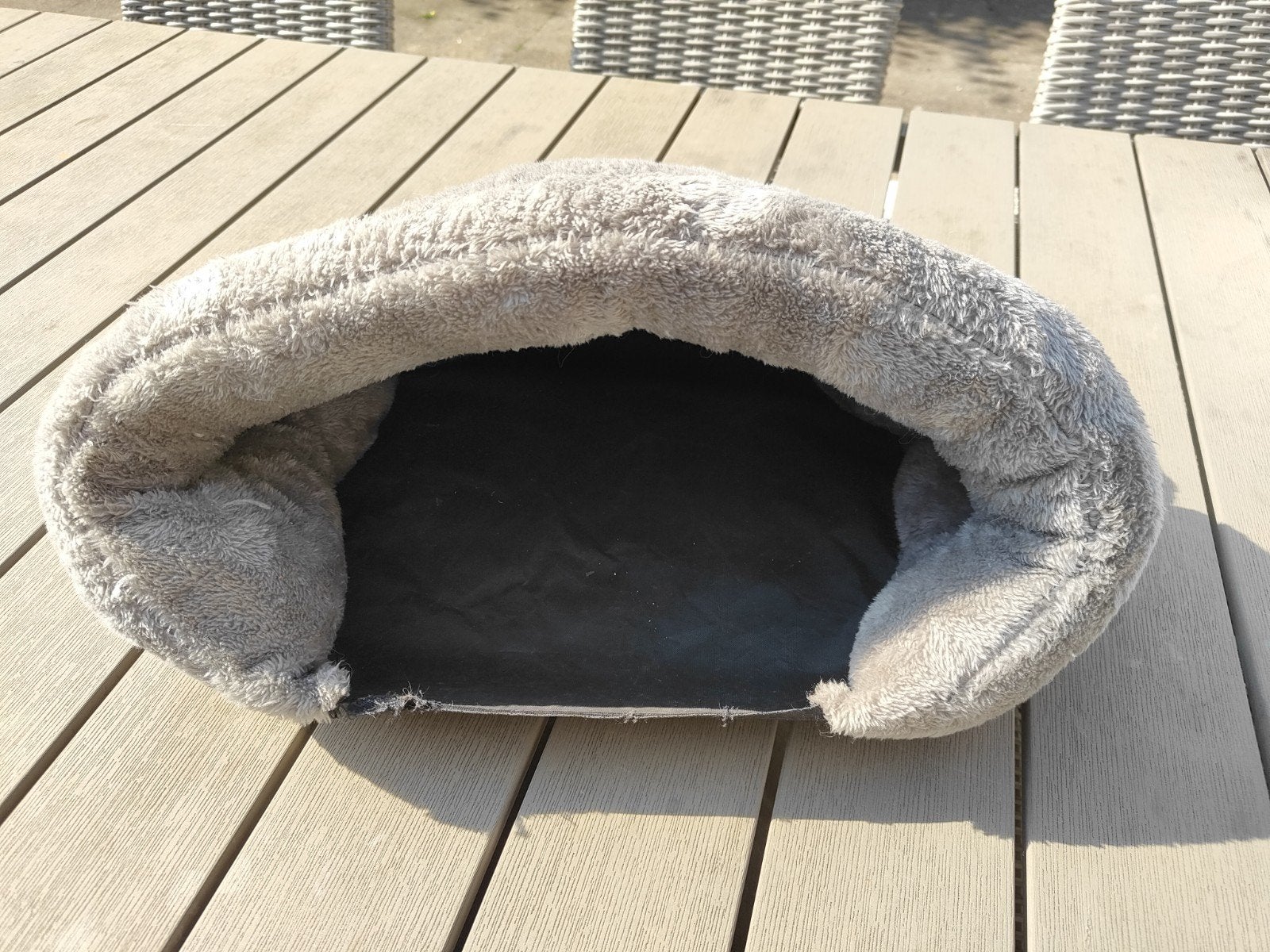 Bench voor puppy, Ophalen
