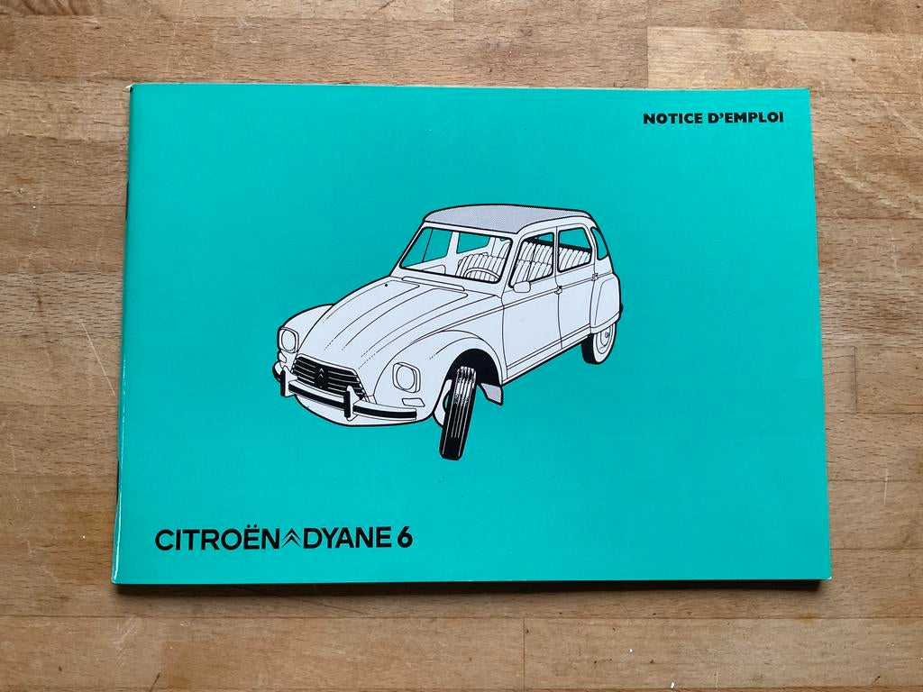Instructieboekje Citroen Diane, nieuw, Ophalen of Verzenden