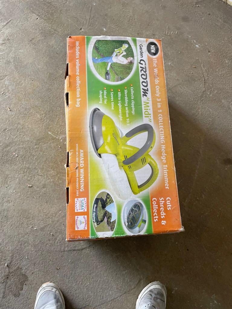 Garden Groom Midi 3-in-1 Heggenschaar met Opvangzak, Ophalen of Verzenden, Nieuw, Elektrisch