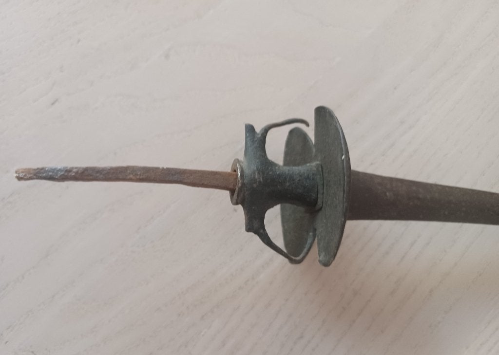 Antiek West Europees rapier zwaard degen sabel bodemvonst ?, Ophalen of Verzenden, Landmacht, Zwaard of Sabel