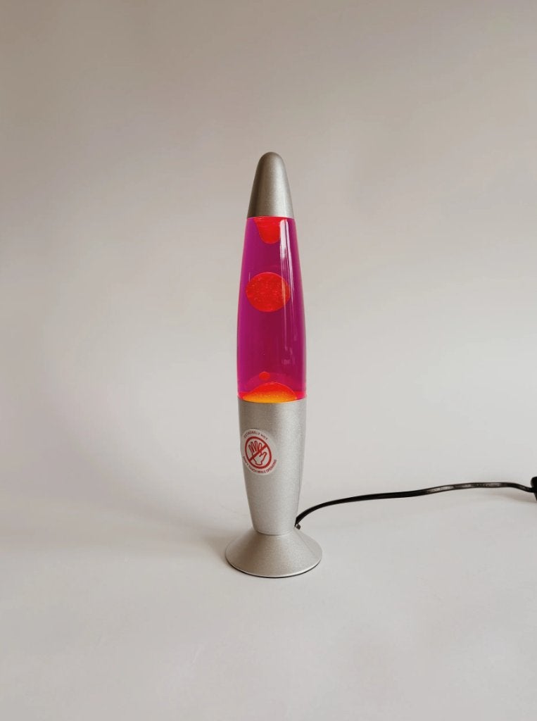 RETRO LAVALAMP | PAARS/GEEL, Huis en Inrichting, Lampen | Tafellampen, -, -, Nieuw, Ophalen of Verzenden