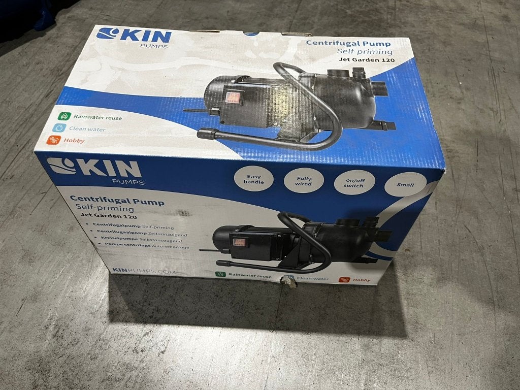 Zelfaanzuigende centrifugaalpomp - KIN pumps JET Garden 120, Ophalen, Nieuw, Beregeningspomp