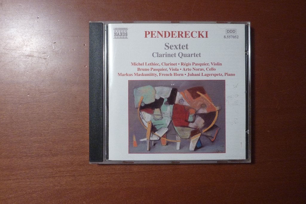 Penderecki Sextet · Clarinet Quartet - Lethiec, Lagerspetz, Ophalen of Verzenden, Zo goed als nieuw, Album, Overige typen