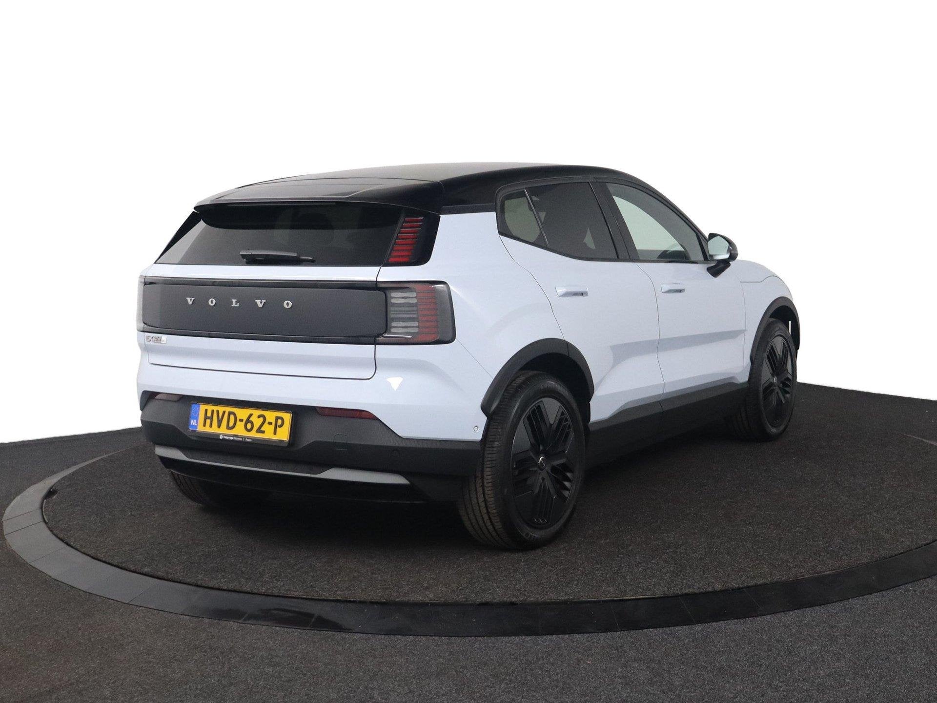 Volvo EX30 Cross Country Twin Motor Performance Ultra 69 kWh, Auto's, Automaat, Gebruikt, Blauw, Leder en Stof