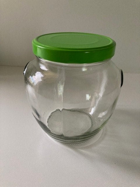 super grote (INMAAK)voorraadpotten metalen deksel 1,7 liter, Met deksel, Pot, Bus of Blik, Ophalen of Verzenden, Overige merken