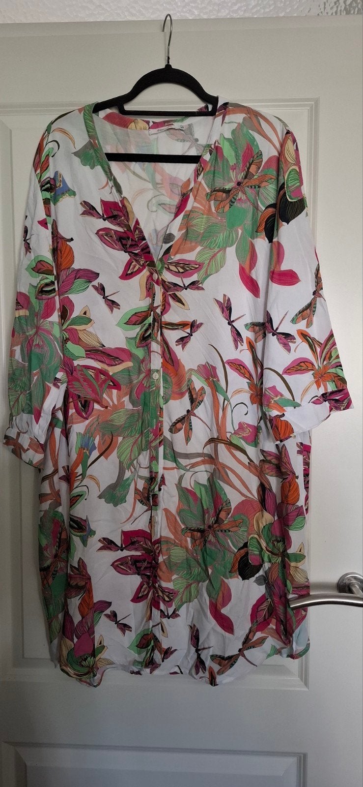 Paprika blouse maat 5 (50/52), Kleding | Dames, Meerkleurig, Blouse of Tuniek, Ophalen of Verzenden, Zo goed als nieuw