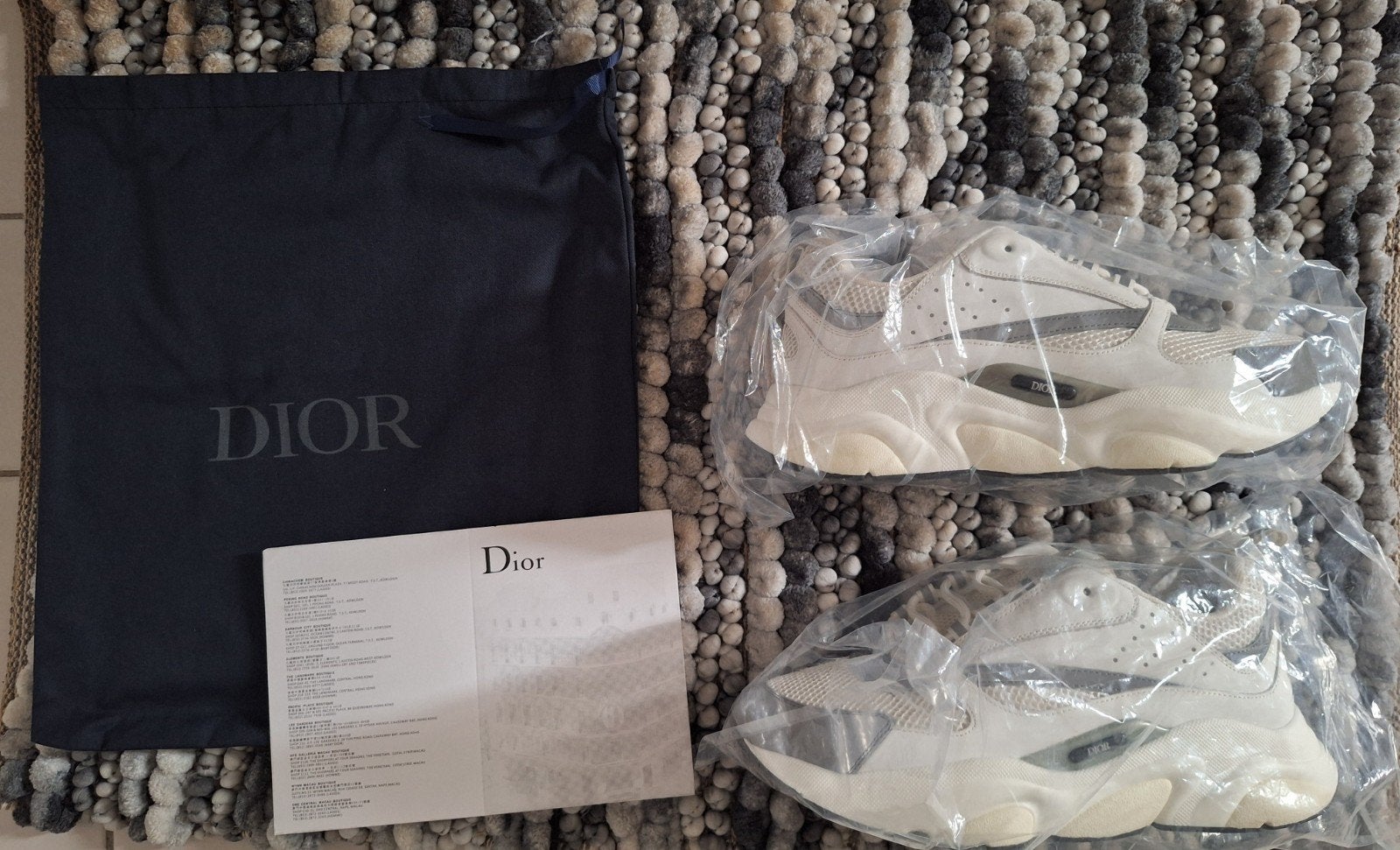 Dior B22 Sneakers - Licht gedragen, perfecte staat, Kleding | Heren, Schoenen, Verzenden, Wit, Sneakers of Gympen, Gedragen