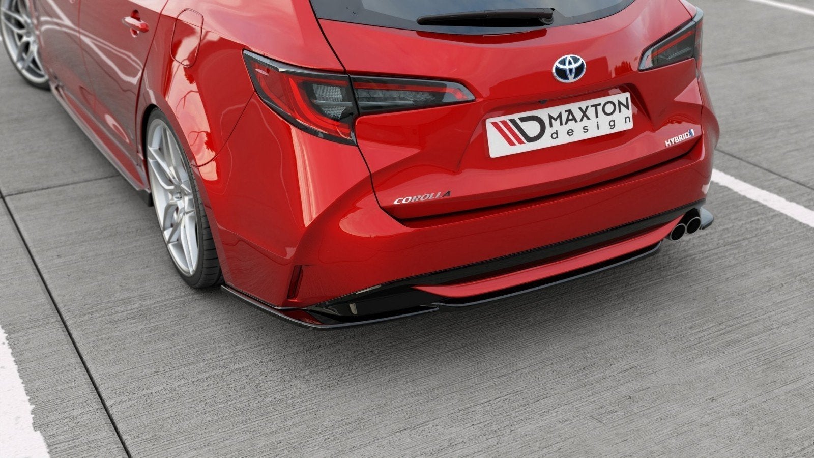 Corolla TS E210 achterbumper splitter maxton design, Auto-onderdelen, Ruiten en Toebehoren, Toyota, Nieuw, Ophalen of Verzenden