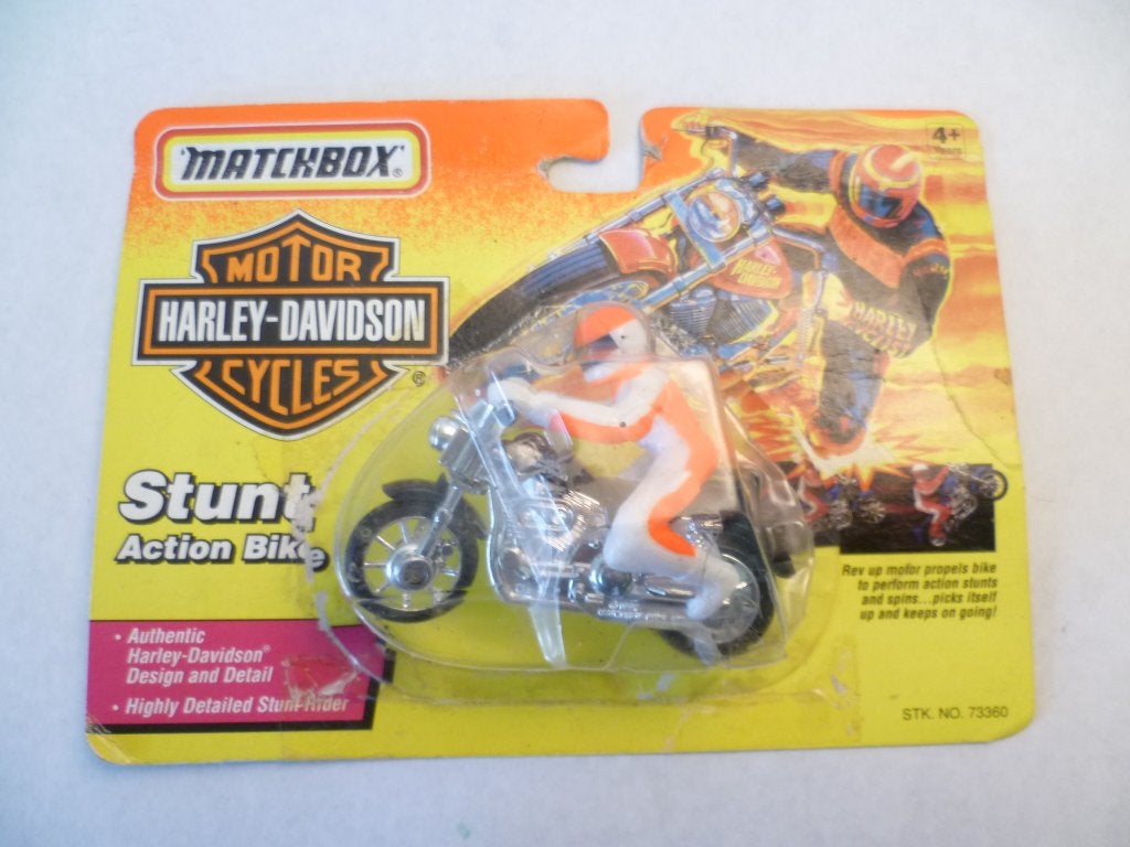 Matchbox 1993 Harley Davidson Motorized Stunt Cycle 15cm., Ophalen of Verzenden, Gebruikt, Motor