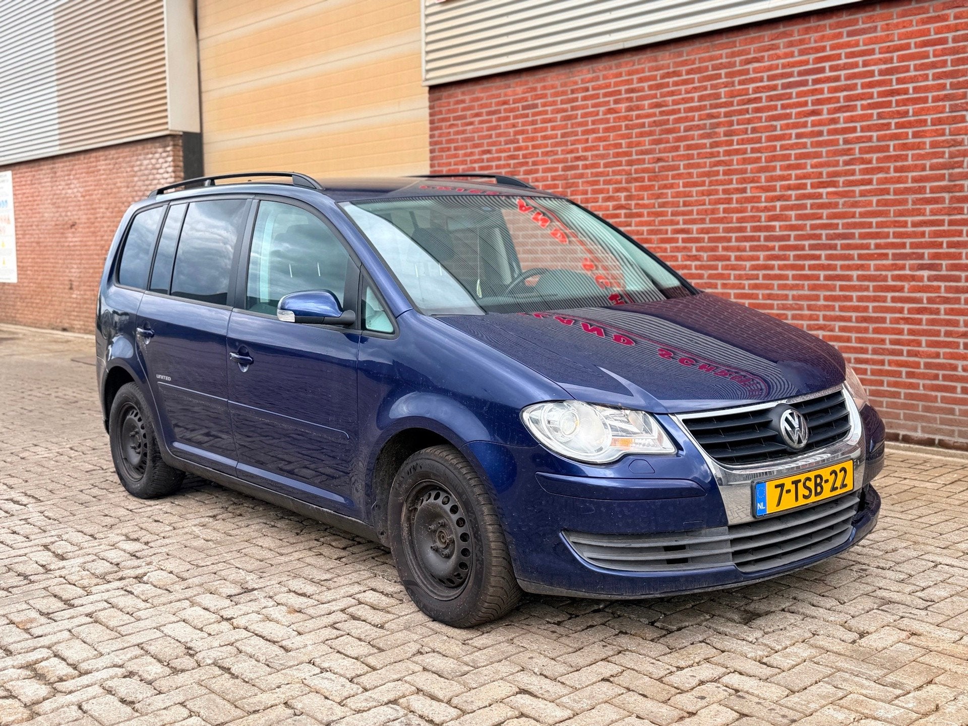 Volkswagen Touran 1.9 TDI Trendline, Auto's, Voorwielaandrijving, Gebruikt, Blauw, Bedrijf