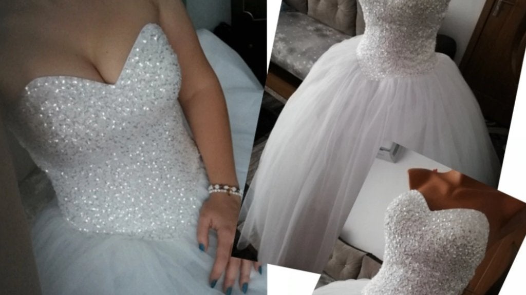 trouwjurk/trouwjurken/bruidsjurk maat 48, Kleding | Dames, Trouwkleding en Trouwaccessoires, Ophalen of Verzenden, Nieuw, Overige kleuren