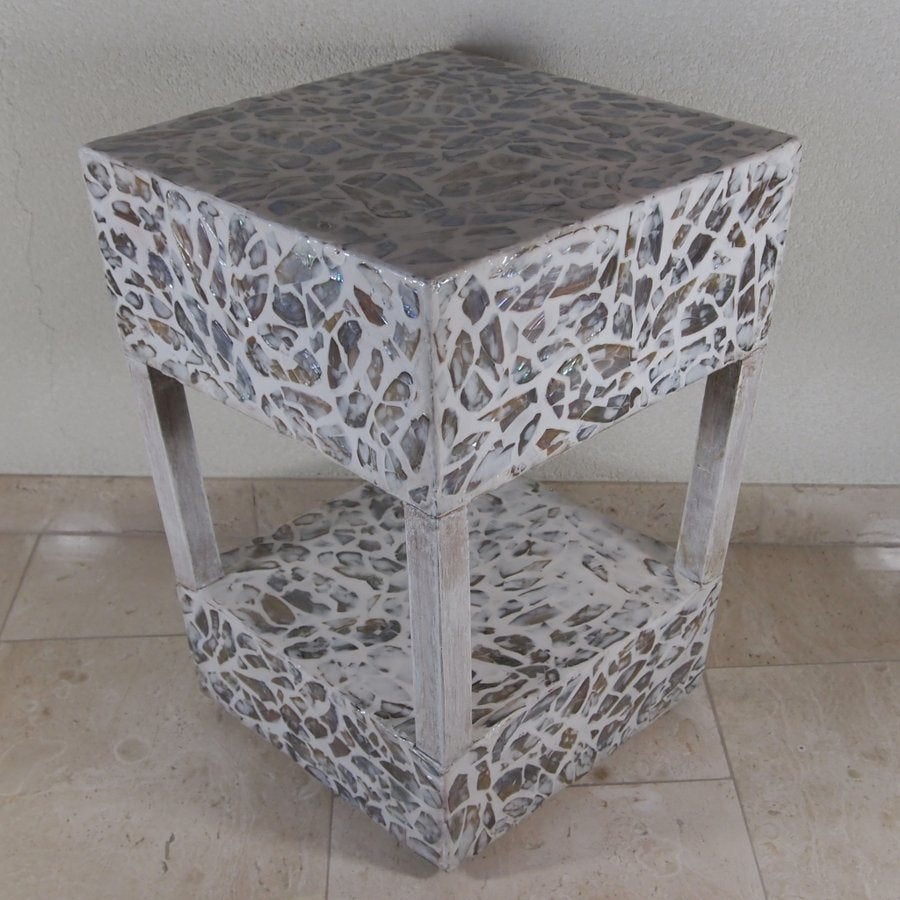Bijzettafel - [Type 5] Wit (Opruiming), Huis en Inrichting, Tafels | Bijzettafels, Overige materialen, Minder dan 55 cm, Maas-Waalweg 4, 5308 NS, Aalst