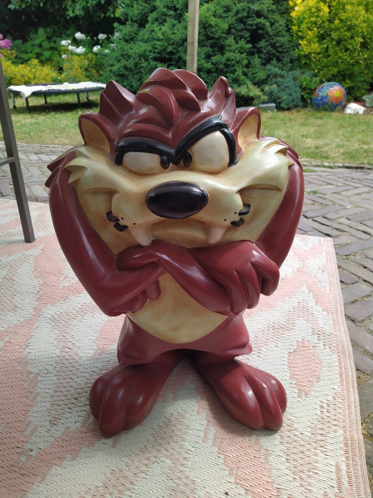 Grote  vintage Tasmanian Devil Looney Tunes Figuur, Verzamelen, Ophalen of Verzenden, Gebruikt