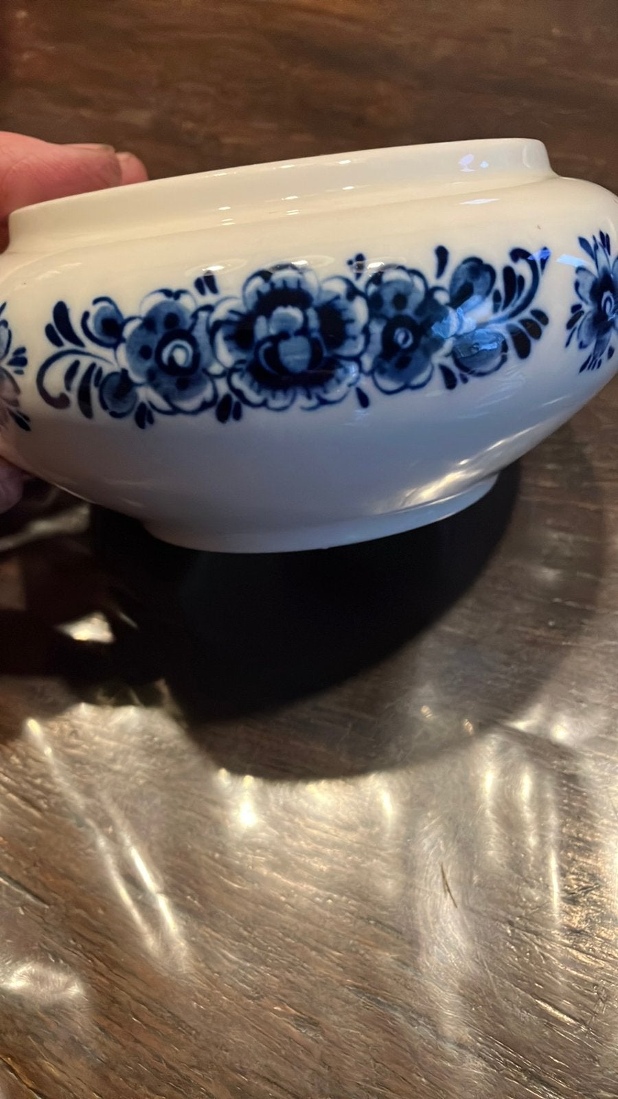 Delfts blauw potje, schaaltje., Antiek en Kunst, Antiek | Keramiek en Aardewerk, Ophalen of Verzenden