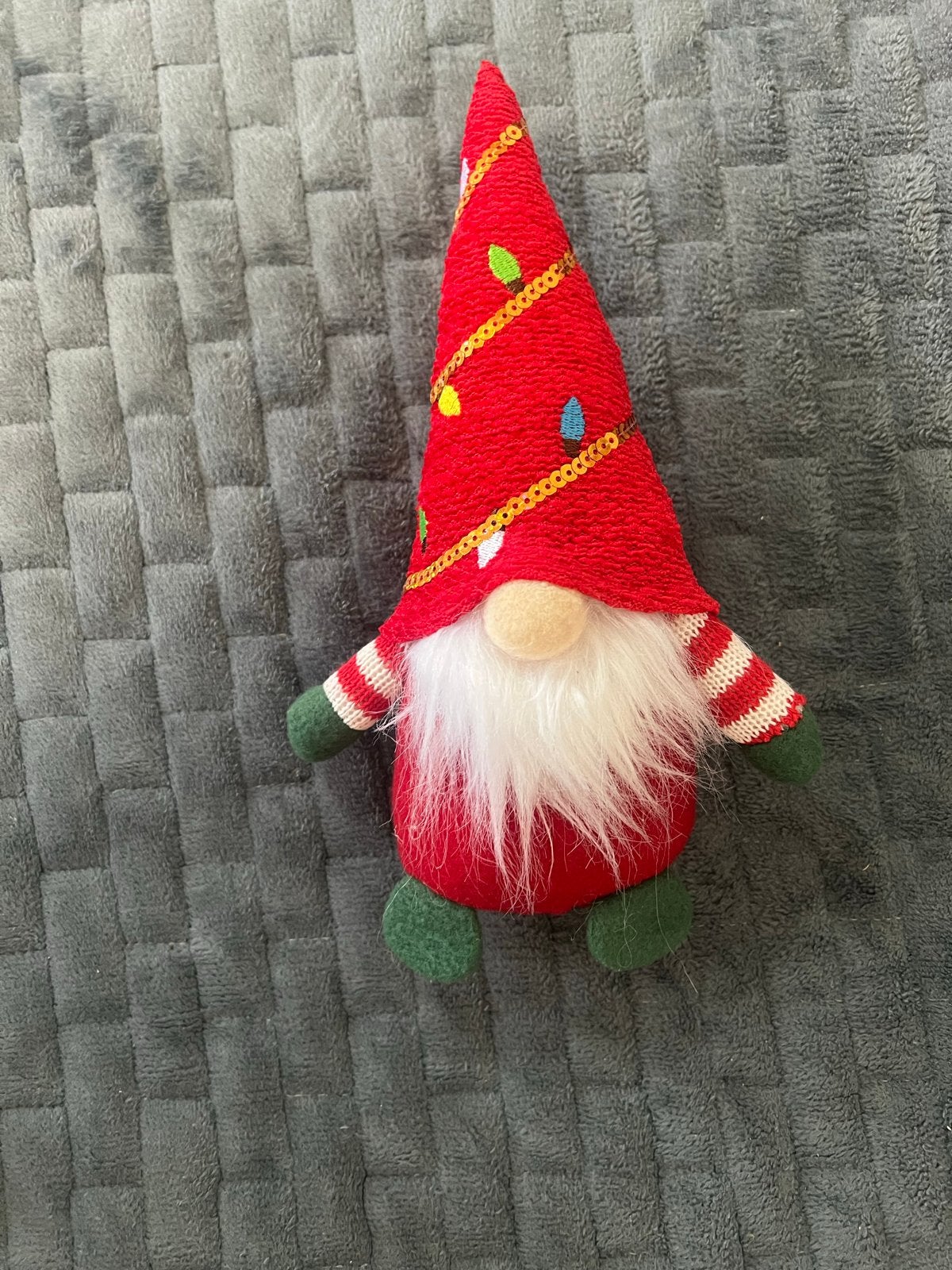 NIEUW, leuke staande Kerstgnoom met verlichtingsmotief, Ophalen of Verzenden, Nieuw