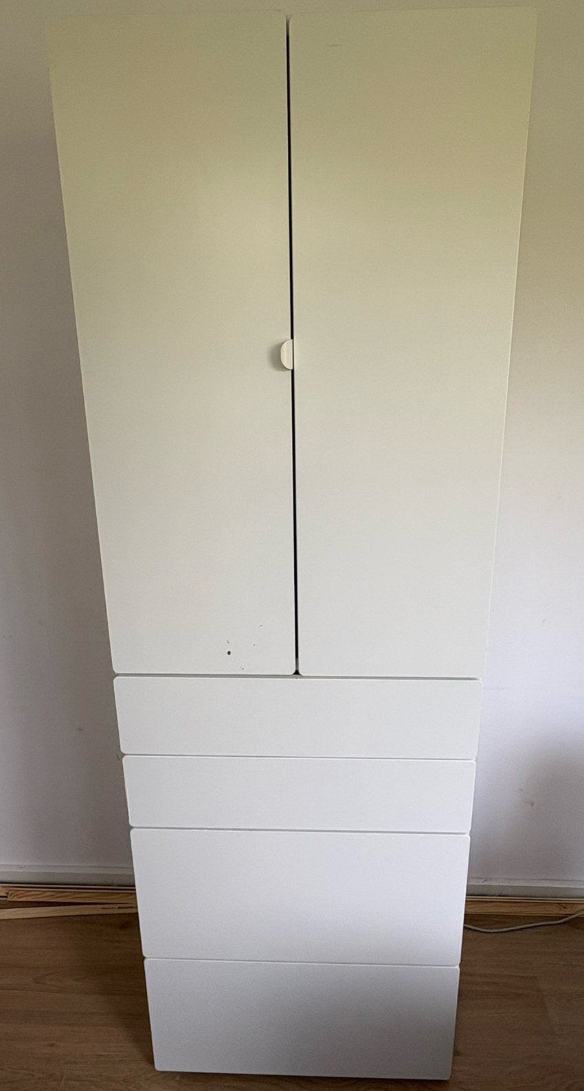 Witte IKEA kledingkast, Gebruikt, 100 tot 150 cm, 150 tot 200 cm, 50 tot 75 cm
