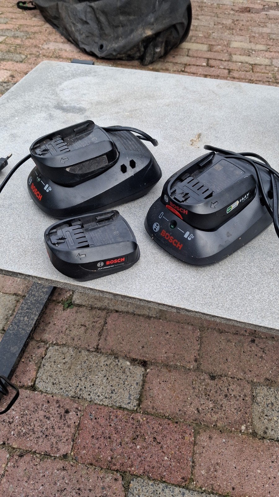 Bosch Accu's en Opladers voor Handgereedschap - 14.4V Li-Ion, Ophalen, Gebruikt