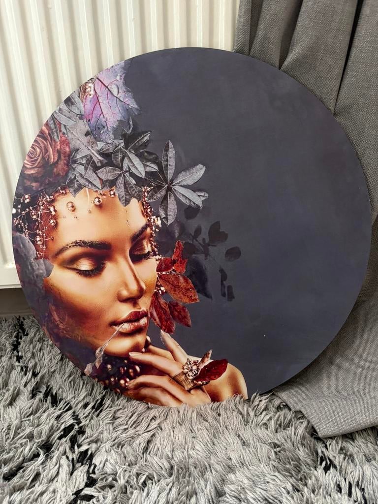Mooi rond schilderij, Antiek en Kunst, Ophalen of Verzenden