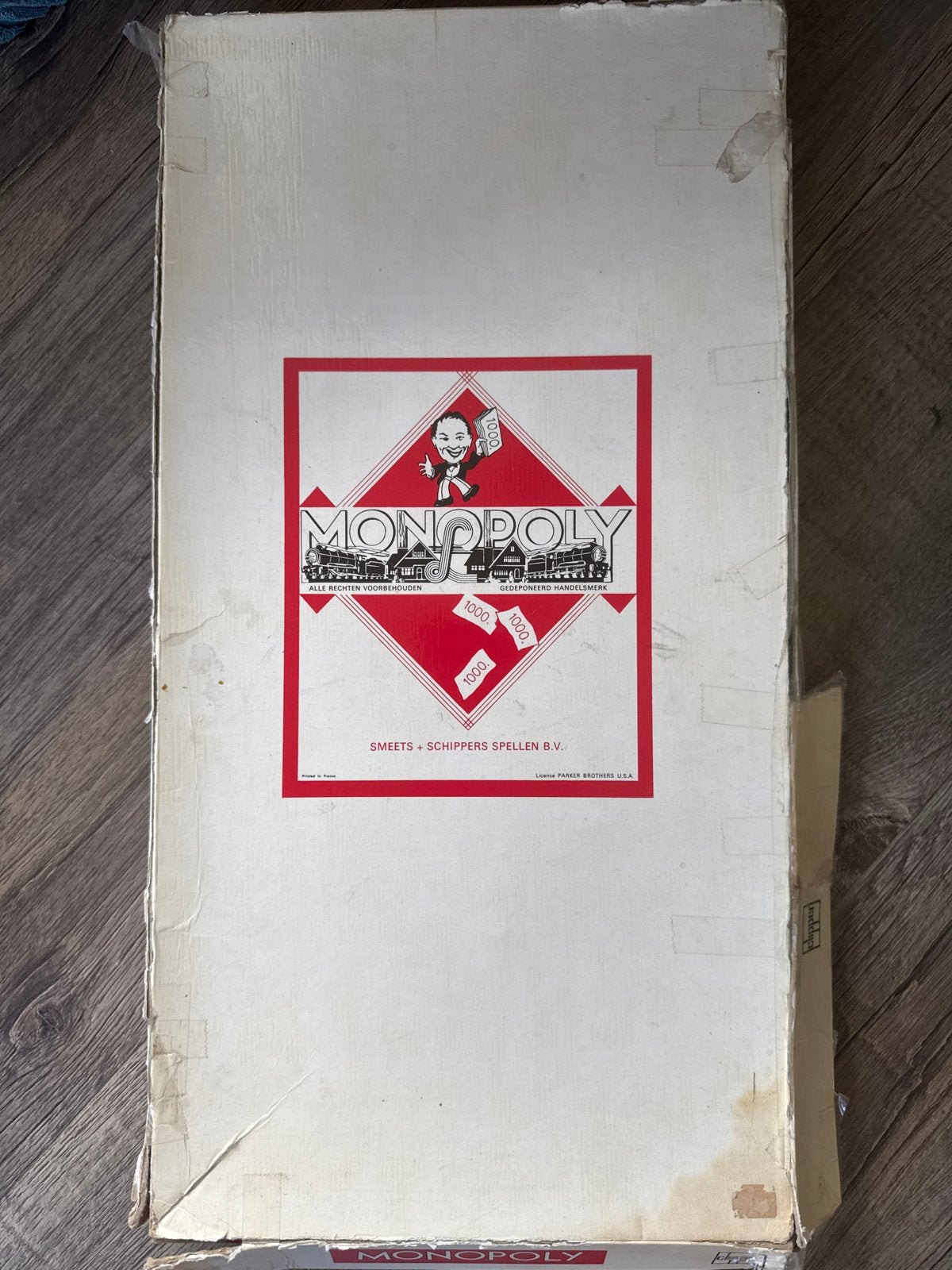 Vintage Monopoly Bordspel - Smeets & Schippers Spellen B.V., Hobby en Vrije tijd, Gezelschapsspellen | Bordspellen, Drie of vier spelers
