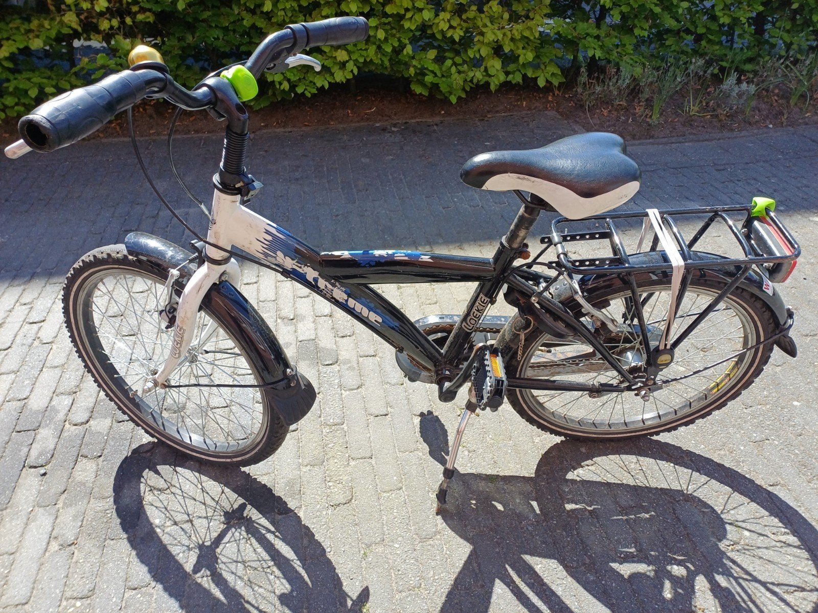 Loekie jongensfiets 20 inch, Ophalen, 20 inch of meer, Gebruikt, Velgrem