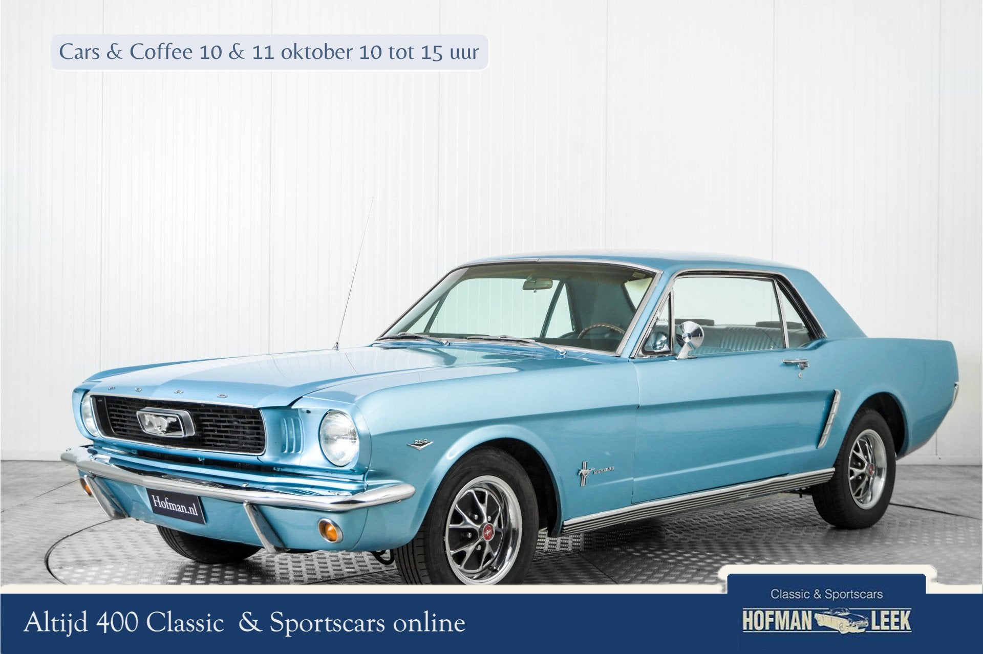 Ford Mustang V8 302 automaat (bj 1966), Auto's, Automaat, Gebruikt, Overige carrosserieën, Bedrijf
