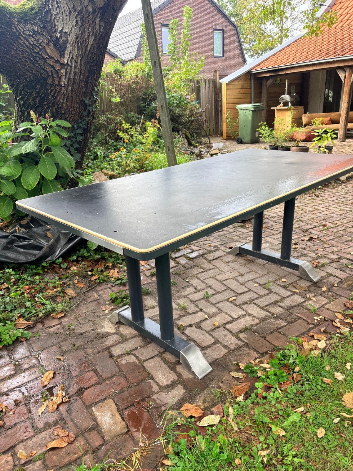 gispen tenentafel, Ophalen, Gebruikt, 50 tot 100 cm, Functioneel, Robuust